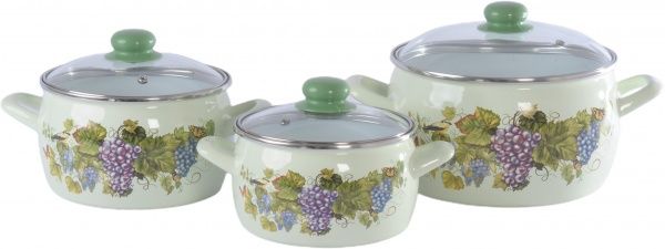 Кастрюля Виноград 5,7 л Metrot