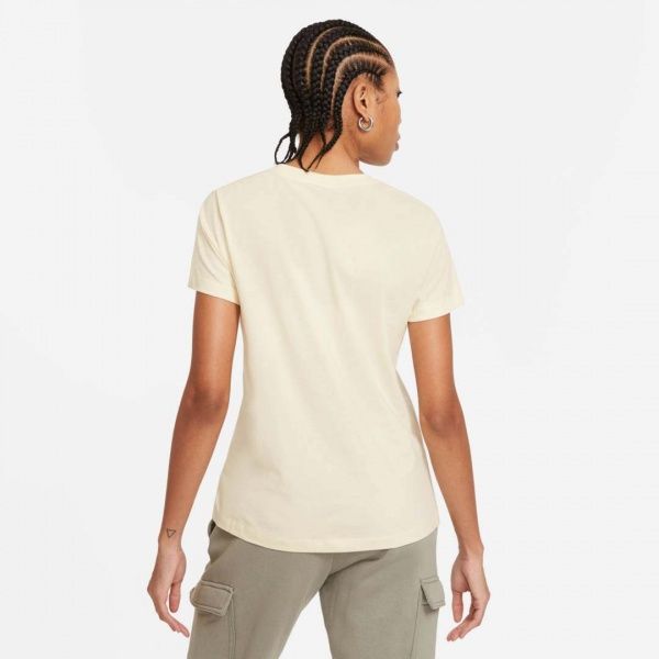 Футболка Nike W NSW TEE REG SS PKT NATURE DD1462-113 р.M желтый