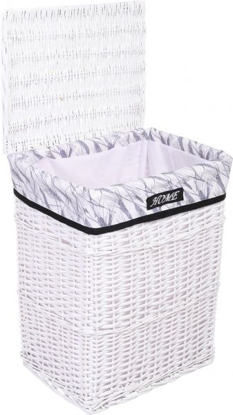 Кошик плетений Tony Bridge Basket з текстилем 44х34х56 см HQN20-2AB-1 