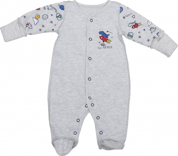 Комбинезон унисекс Фламинго р.56 меланж 365-304 