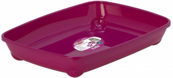 Туалет PetNova відкритий 37 см рожевий P-KITTYTRAY-SMALL-PI