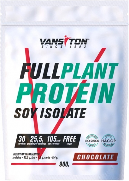 Протеїн Vansiton Plant protein Шоколад 900 г 