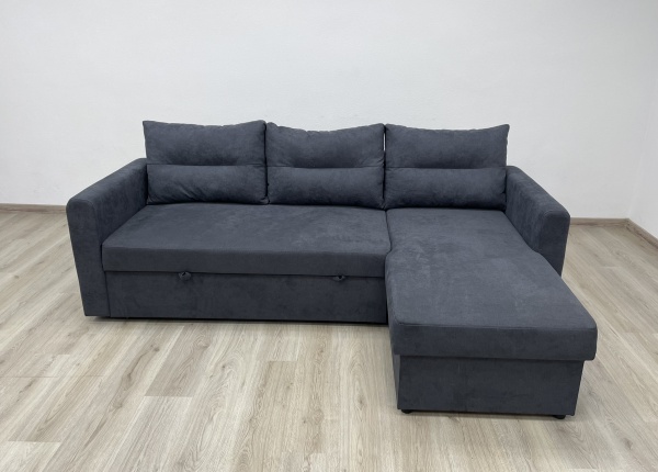 Диван кутовий Елегант ЕпіСофт 29 сірий графіт 2300x1560x730 мм