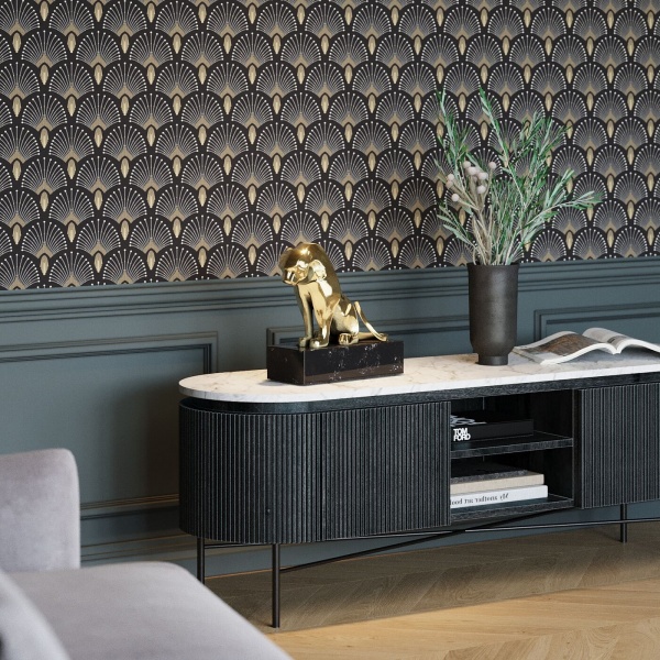 Статуетка декоративна Lion on Marble 34 см KARE Design