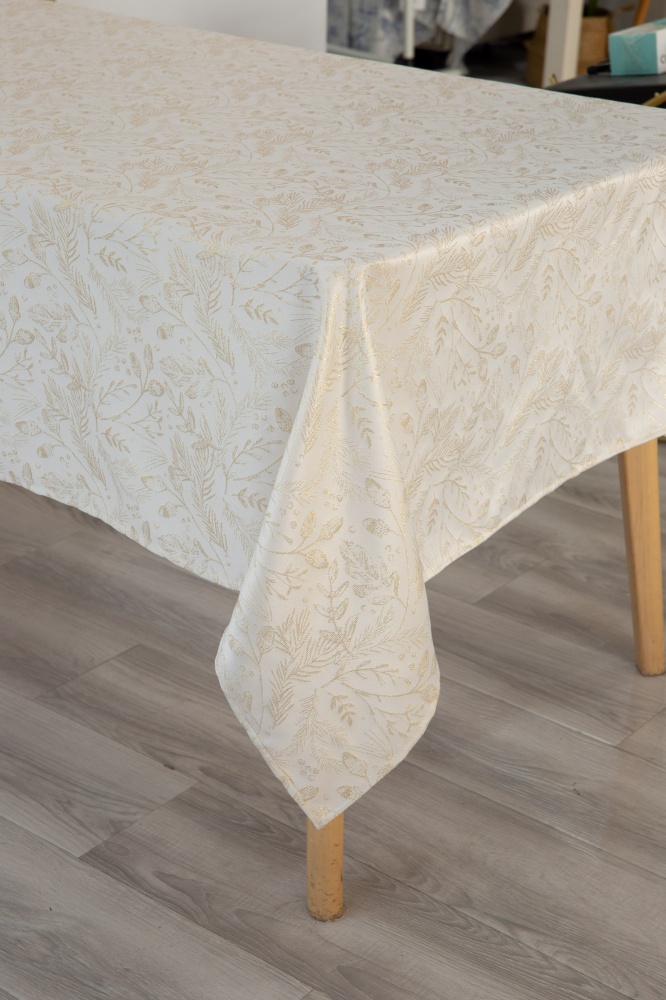 Скатерть Sotto 140x220 см кремовый Sensio