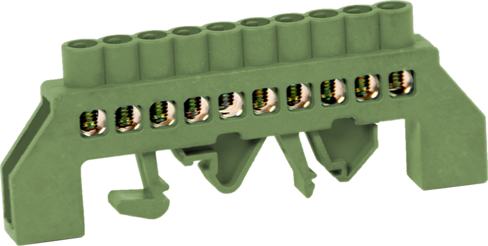 Шина нулевая на DIN-рейку универсальная E.NEXT e.bsi.pro.2.10 p0650021