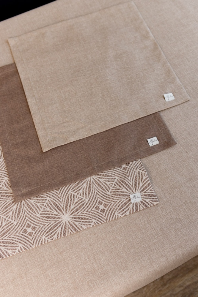 Скатерть Корица Мокко 133x180 см Прованс