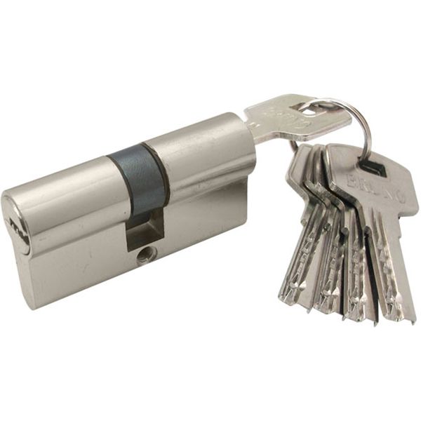 Цилиндр Bruno Security 30/30 60 мм никель