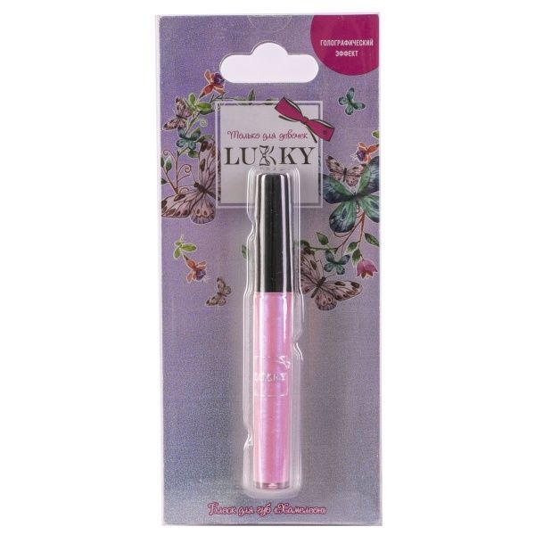 Блеск для губ Lukky 3 мл розовый хамелеон