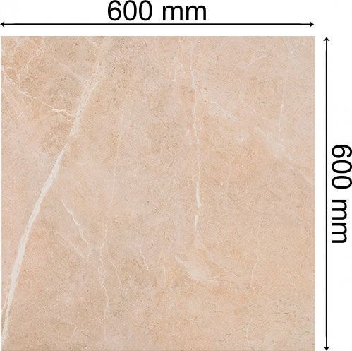 Плитка Ceramika Paradyz Ibis beige gres szkl. Mat. 60x60 