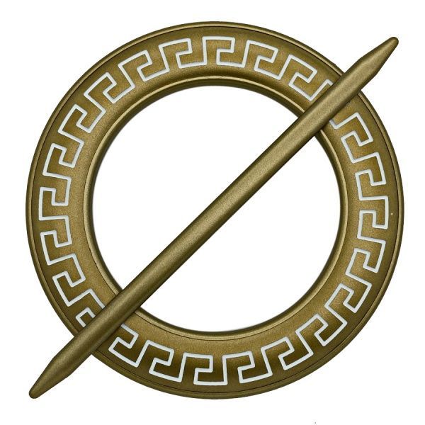 Декор Коло Афіни d150 мм антик темний С003-6 MISLT