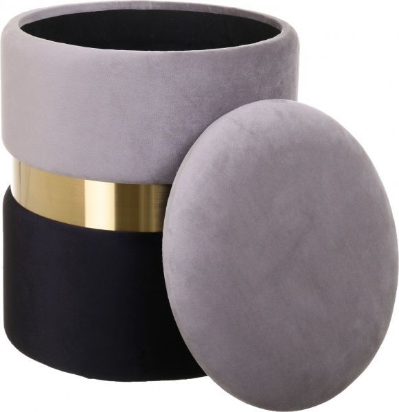 Сундук-пуф Bernard 31,5х31,5х38 см черный 