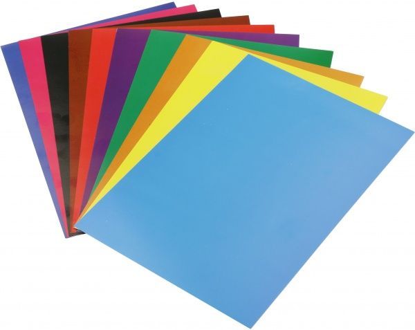 Картон цветной А5 односторонний 10 листов Mandarin