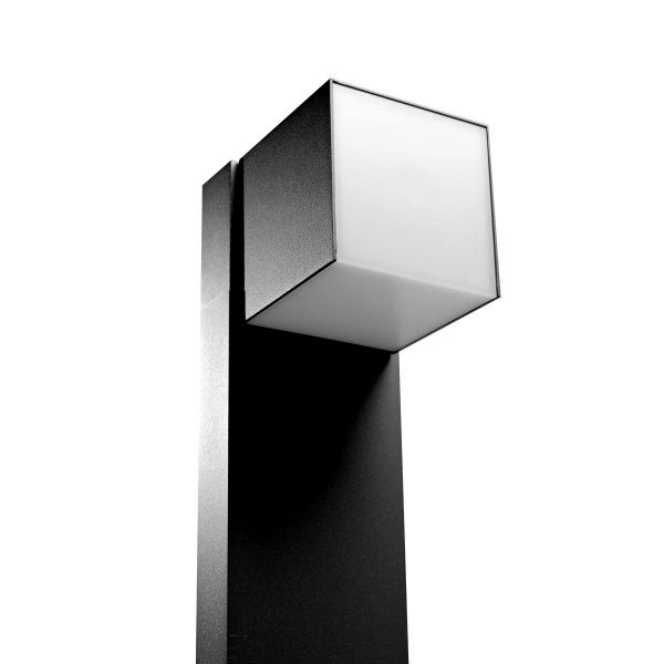 Світильник парковий Lutec LED Cuba 12 Вт IP54 чорний 