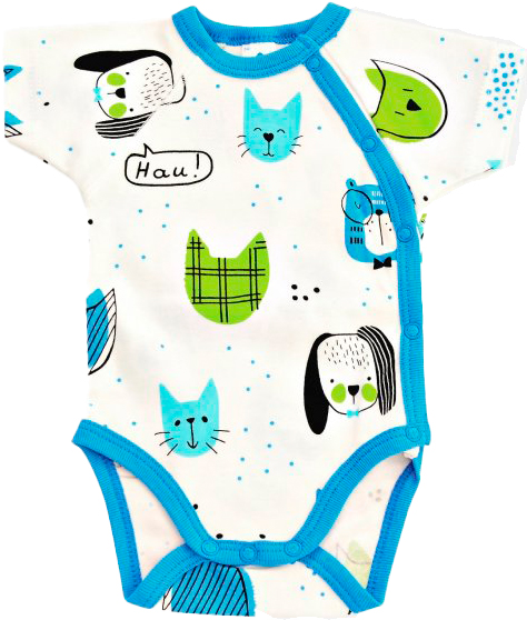 Боди для мальчика Minikin (2021648000885) р.62 белый с рисунком 22130362 