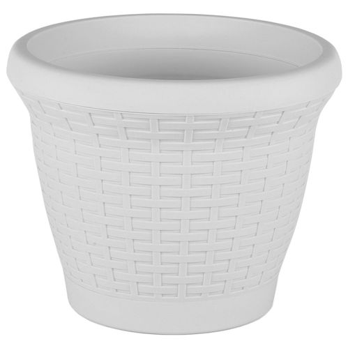 Горшок для цветов Serinova WIRE MESH №3 круглый 10 л белый 