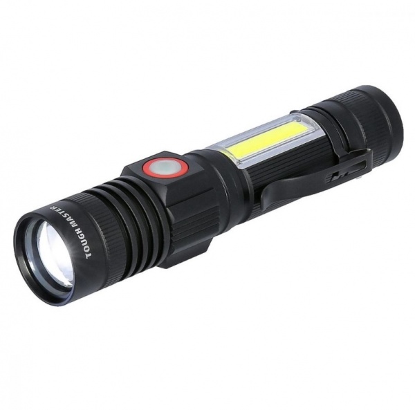 Фонарь Tough Master USB 300 lm TM-LMF300 черный