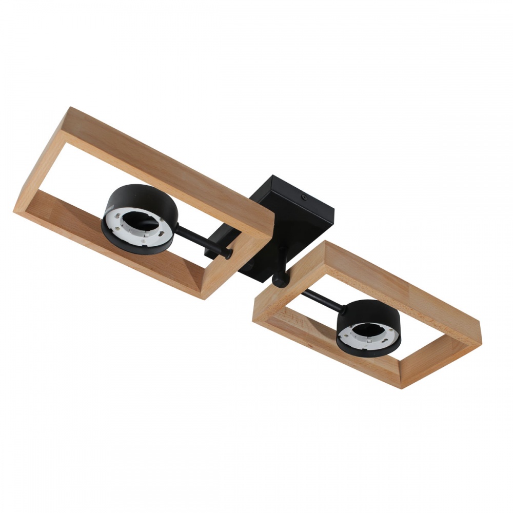 Люстра потолочная LIGHT SET KARPATY 2xGX53 черный