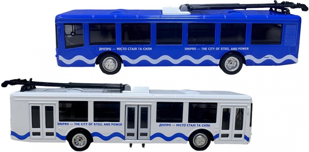 Модель TechnoDrive 1:43 Міський тролейбус Дніпро KM250424