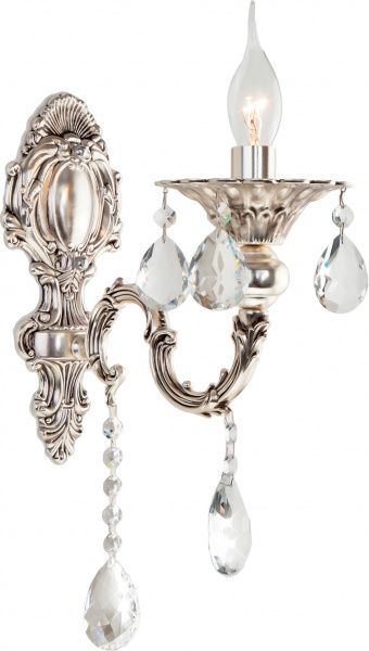 Бра Strotskis Clarence 1x60 Вт E14 сріблястий 282/1 