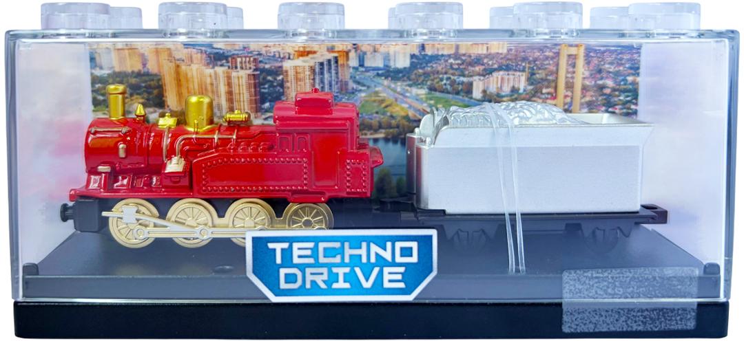 Модель TechnoDrive Локомотив в пластиковом боксе 250555CG — фото 1