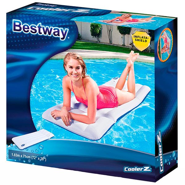 Матрас надувной Bestway 43109 183х71 см серый