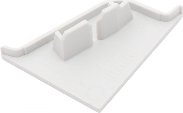 Заглушка левая REHAU WAP 118 (98102) 35x29x29 мм светло-серый