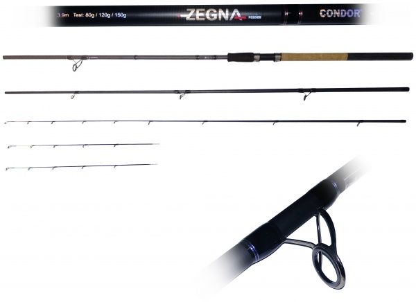Фидерное удилище Condor 390 см Zegna FEEDER тест 150 г