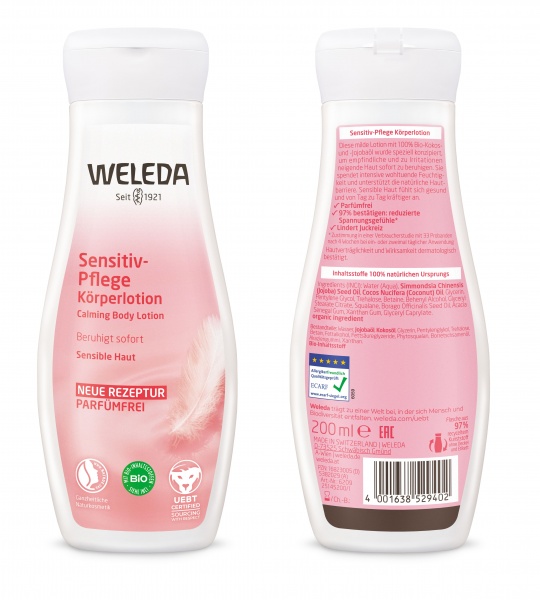 Лосьон для тела Weleda Сенситив успокаивающий 200 мл