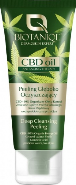 Пилинг BIOTIQUE CBD Oil Пилинг глубоко очистительный 75 мл