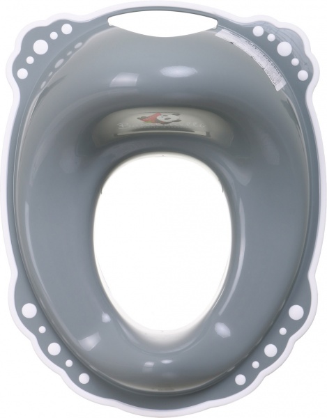 Накладка детская на унитаз Bambinelli серый с резинкой 39x30x13.5 см