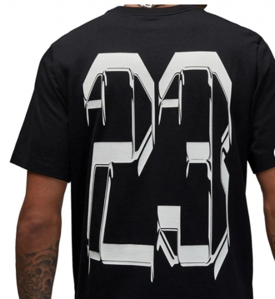 Футболка Jordan M J BRAND GFX SS CREW 3 DX9597-010 р.2XL чорний