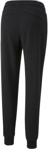 Брюки Puma ESS+ METALLIC PANTS FL PUMA BLACK-SILVER 84995951 р. M черный