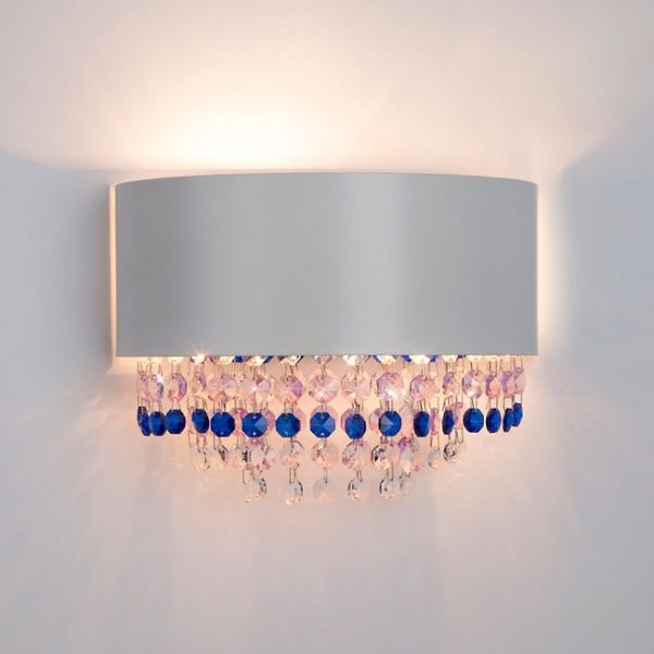 Бра Strotskis Elisa 2x60 Вт E14 хром/белый 286/2 