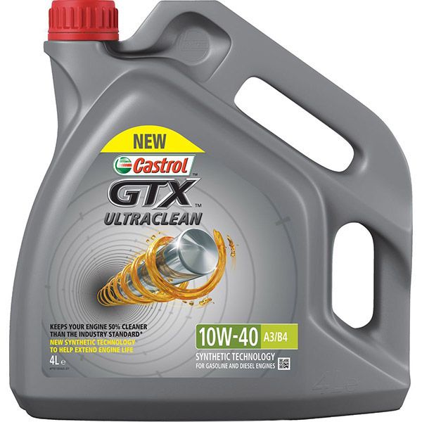Моторне мастило Castrol GTX Ultraclean 10W-40 4 л