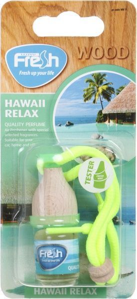 Ароматизатор подвесной FRESHWAY Wood Blister Hawaii Relax 5 мл