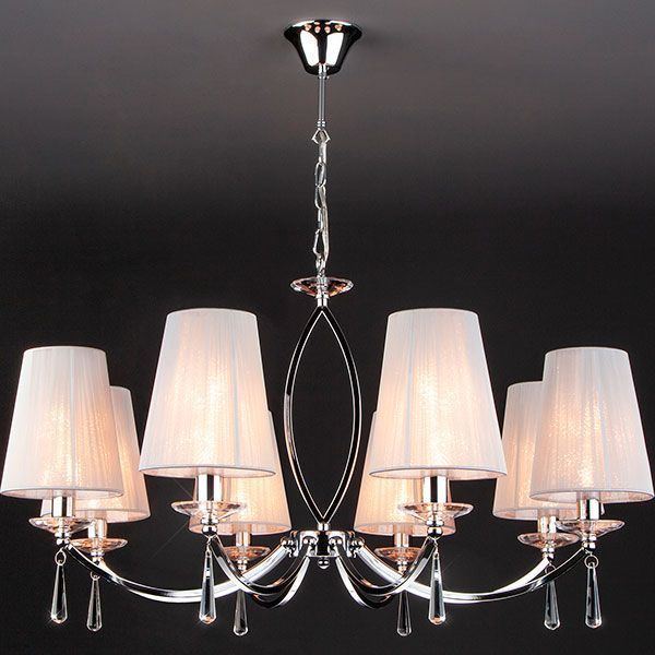 Люстра підвісна Strotskis Valery 60079/8 8x40 Вт E14 хром 