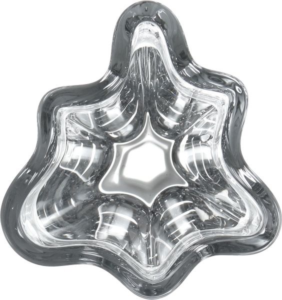 Ваза стеклянная Vulcano 25,5 см Bohemia