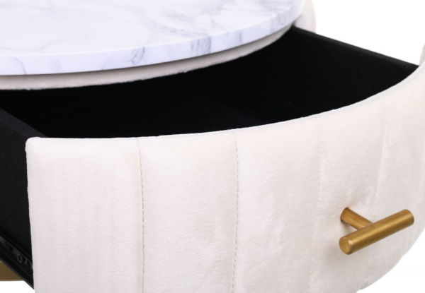 Набір декоративний Monaco 44,5х44,5х51 см/36х36х38 см білий/золотистий 