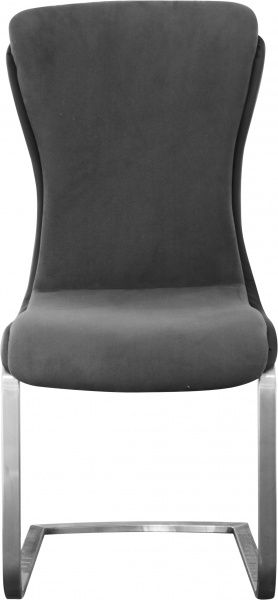 Стул обеденный Tory хром/серый