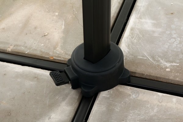 Зонт садовый UBC Group 3х3 м консольный 429 серый