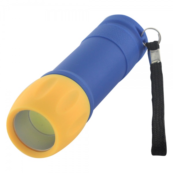 Фонарик Quantum QM-FL1045-PB Smile 3W COB 2 шт. синий/желтый