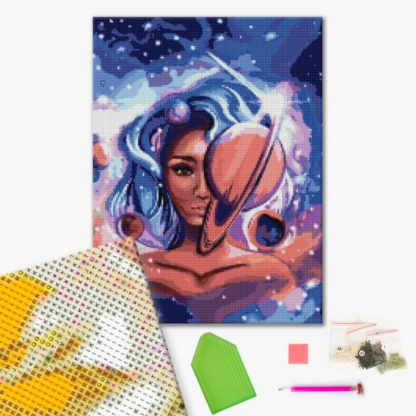 Алмазная мозаика Мисс Вселенная 40х50 см Brushme 