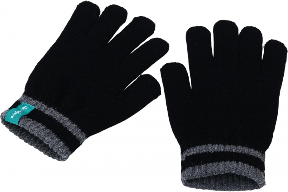 Рукавицы HW для мальчиков р.14-16 /черный