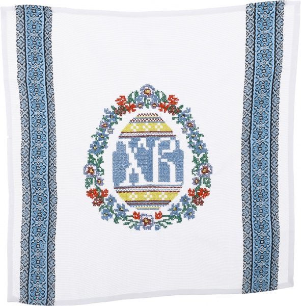 Салфетка Эдельвика пасхальная 969-18/00 43x43 см голубой 