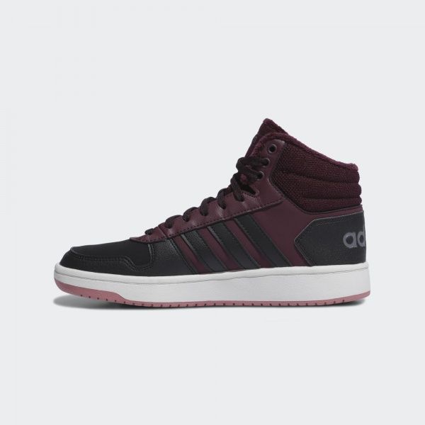 Ботинки Adidas HOOPS 2.0 MID EE7877 р. 6,5 бордовый