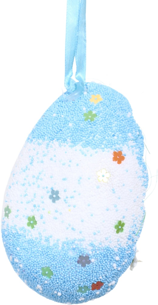 Декоративная подвеска Зайка пасхальная 14 см 37108-4