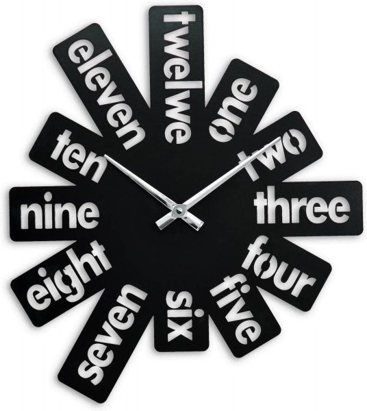 Часы настенные Taito 480x480 мм черный Moku