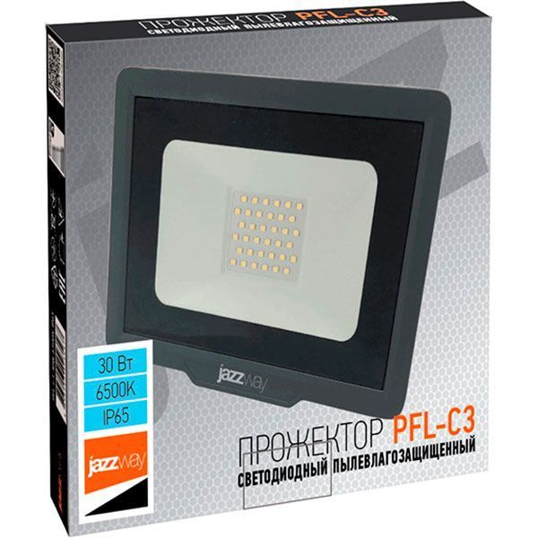 Прожектор Jazzway PFL-C3 LED 30 Вт IP65 серый 