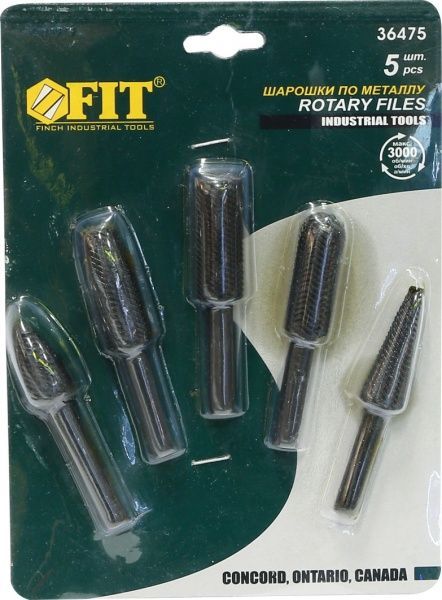 Набор фрез FIT для фигурных отверстий 5 шт. 36475
